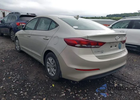 2017 Hyundai Elantra Se from USA, damaged, VIN KMHD74LF9HU424538
